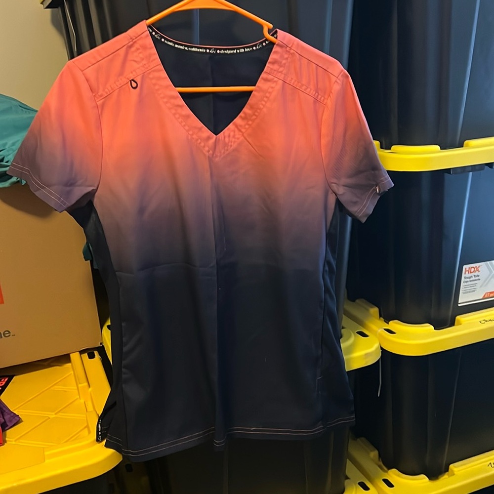 Koi scrub top
